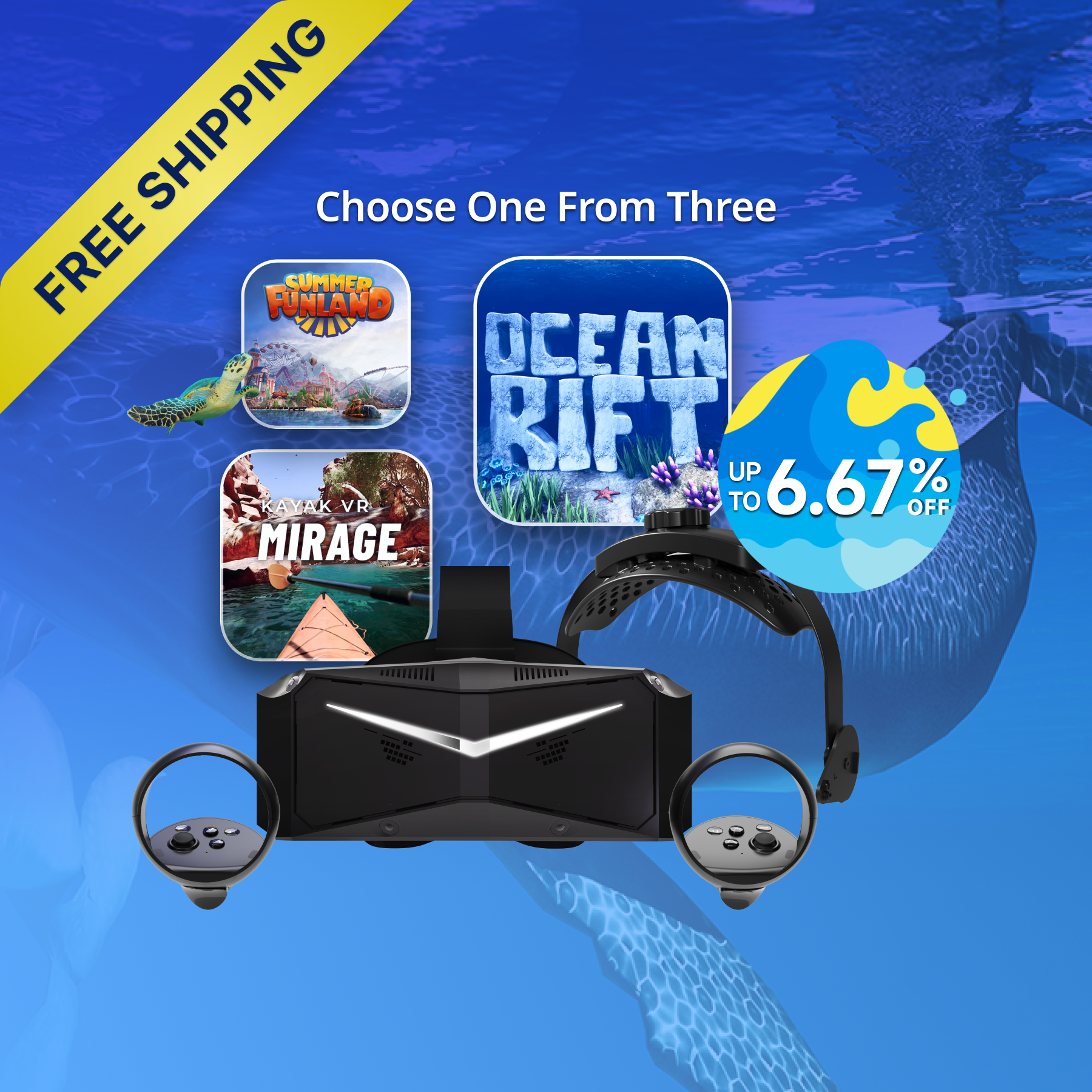 Pimax Crystal Light Summer Arctic bundle